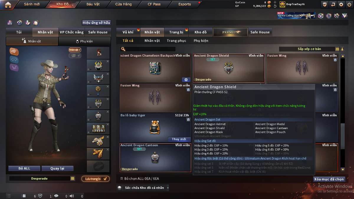 shop acc cf uy tin gia re